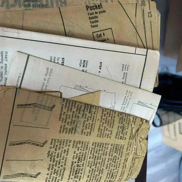 5/$25 Butterick 3680 woman 1986 dress SEWING  PATTERN SIZE 8-10-12 - Picture 8 of 8